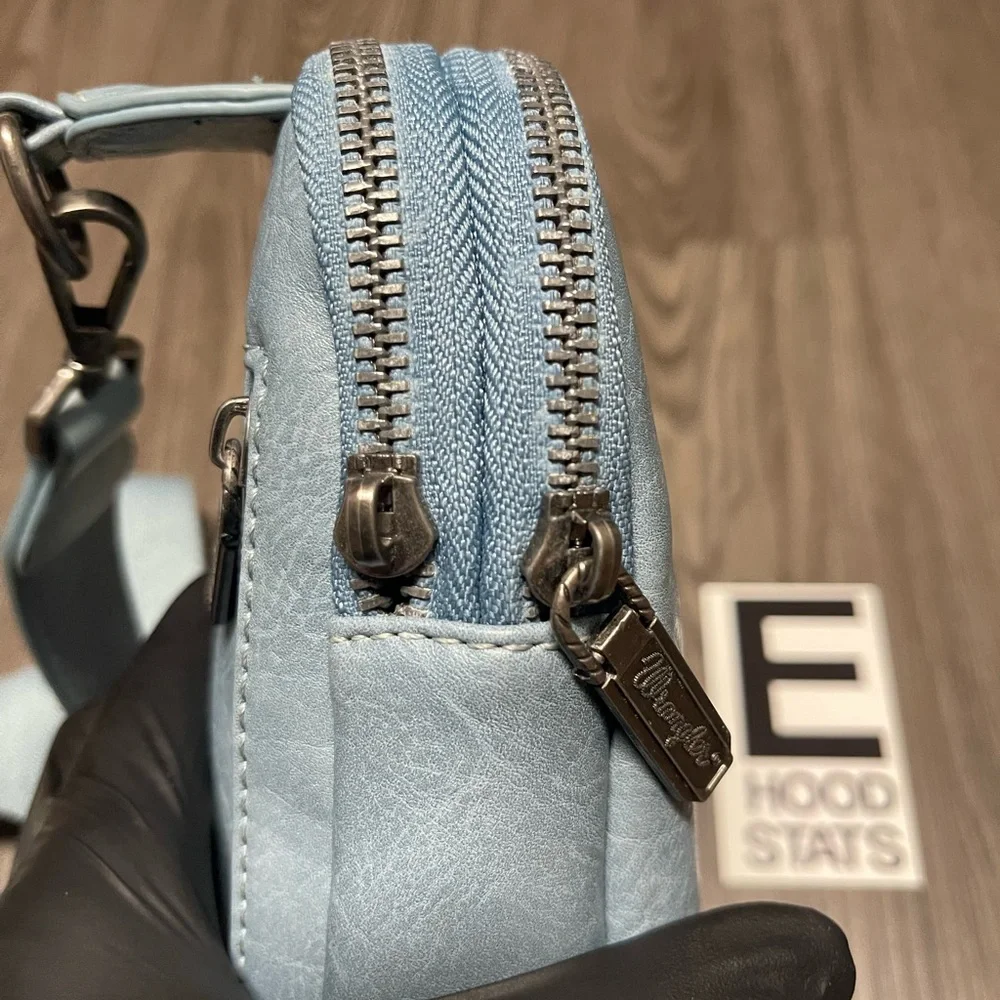 Wrangler Mini Crossbody Light Blue Bag